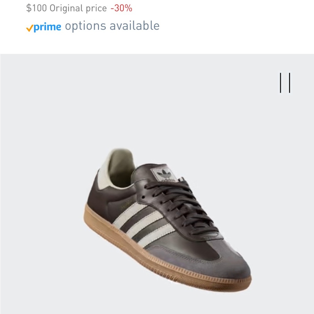 adidas Women's Athletic Sneakers - Brown, Gray, Gum - Picture 4 of 6